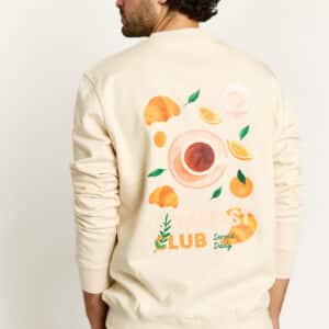 Sweater Backprint Coffee